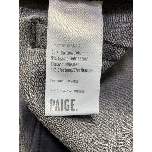 Paige 'Laurel Canyon' Black Cotton Jumpsuit Size 10 - Picture 5 of 5